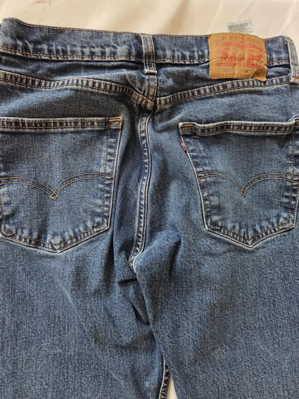 Levi's Men's Straight Leg Jeans - Med Blue Denim